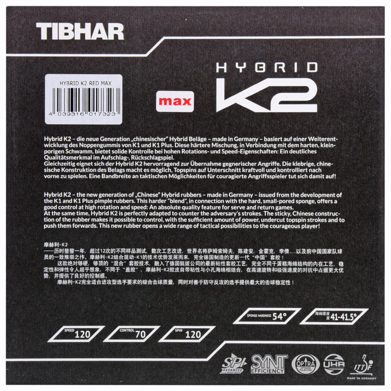 Hybrid k3. Tibhar Hybrid k3. Tibhar k1 Hybrid k3 жесткость. Tibhar с резиной. Tibhar Hybrid k2 фото.