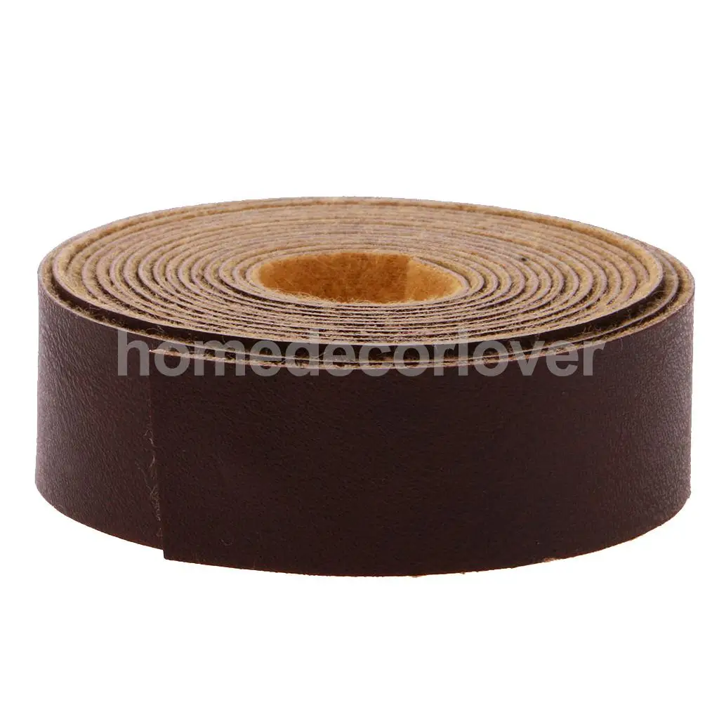 Beige LoveinDIY 10 Meters X 2cm PU Leather Strap Strips Leather Craft Belt Bag Handle DIY Crafts