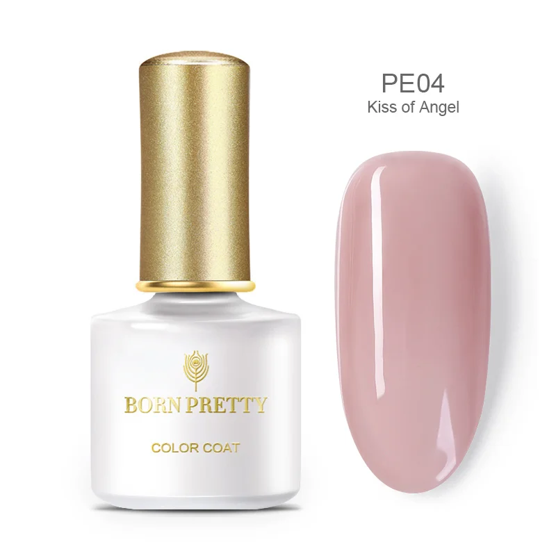 BORN PRETTY 6 мл чистый натуральный цвет Базовое покрытие для дизайна ногтей розовый впитывающий УФ-гель для ногтей Декоративный маникюр Дизайн ногтей - Цвет: BP-PE04