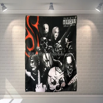 

"SLIPKNOT" Pop Band Poster Cloth Flags Wall Stickers Hanging paintings Billiards Hall Studio Theme Home Decoration