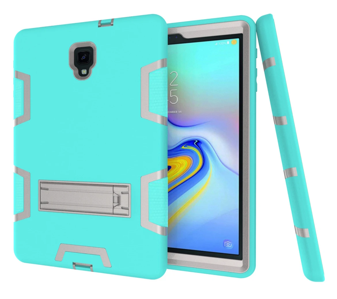 DWaybox для Samsung Galaxy Tab A 10,5 T590 T595 цвета 3 в 1 ударопрочный сверхмощный силиконовый+ PC Стенд задняя крышка с подарком