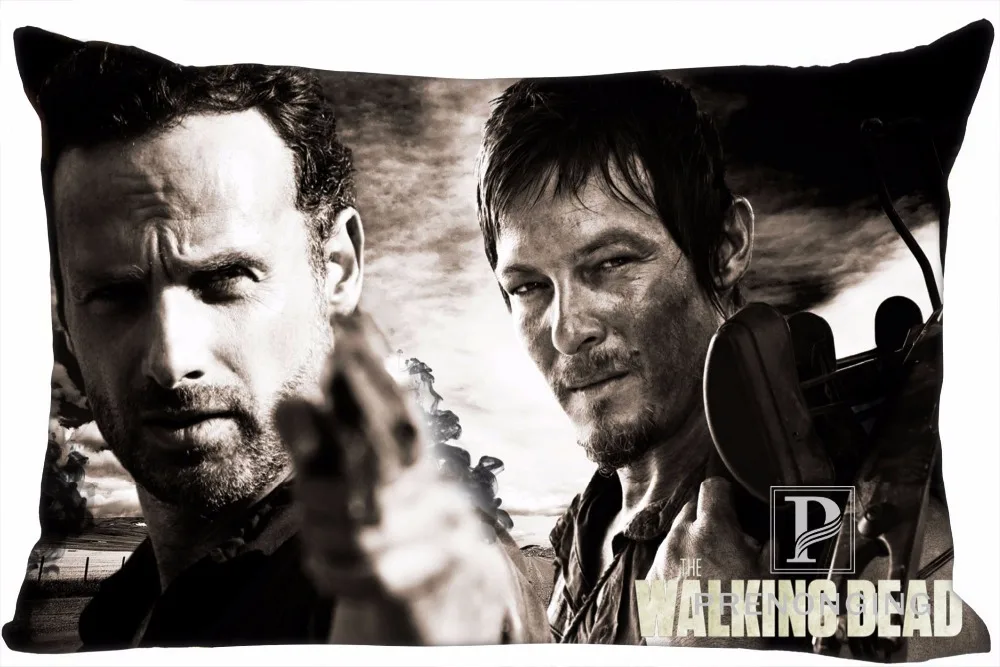 

Best Custom Pillow Case The Walking Dead@01 Rectangle Pillowcases zipper 35x45cm (One Side Print) @180117-41