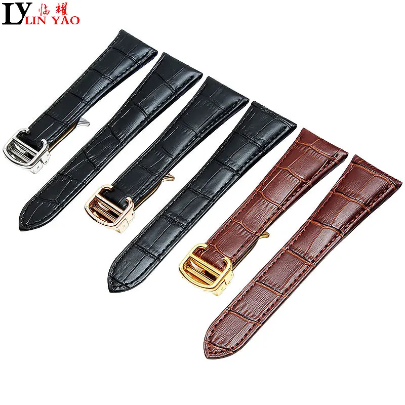 Ремешок для часов Cartier Tank Solo W6700255 ремешок из натуральной кожи 18/20/22 мм браслет