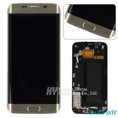 

Original For Samsung Galaxy S6 Edge G925F SM-G925F LCD Display Touch Screen Digitizer Assembly with frame Super Amoled