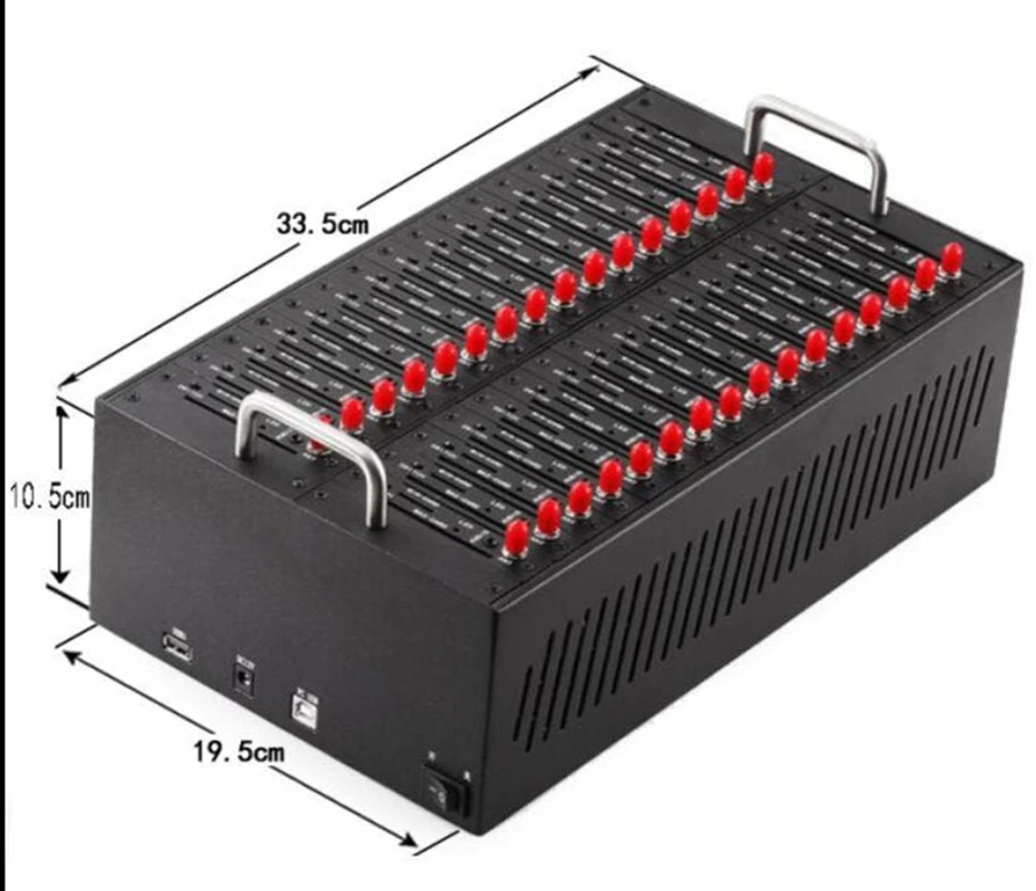 Antecheng wavecom 32 порта Q2403 модемный пул для мобильного подзарядки и отправка sms-рассылки