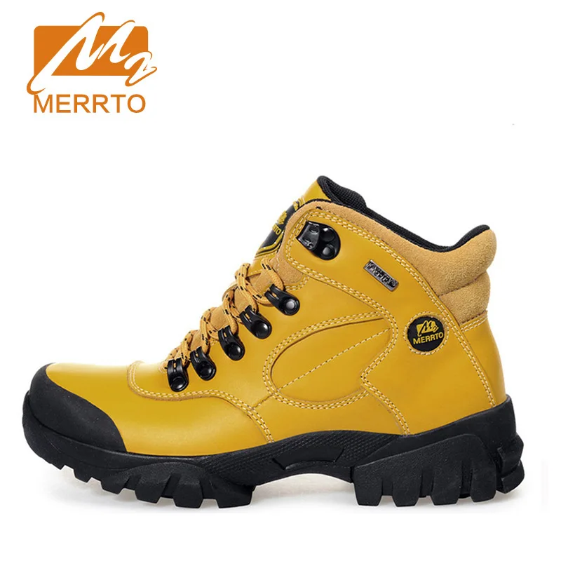 

MERRTO Women Waterproof Hiking Shoes Woman Outdoor Genuine Leather Hiking Boots Mountaineering Camping Trekking Shoes Women