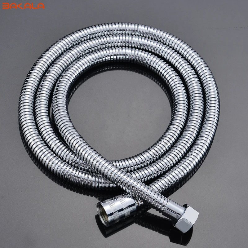 

BAKALA Plumbing Hoses Shower Hose 1.5m Plumbing Hose Bath Products Bathroom Accessories SUS304 Shower Tubing Hoses