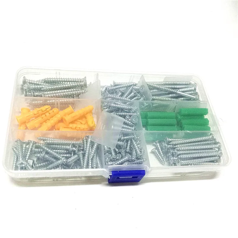 woodworking Household screw Expansion tube flat countersunk head self