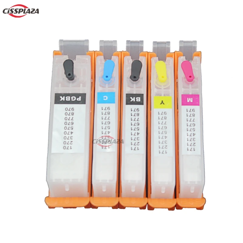 CISSPLAZA 5 шт. PGI270 270XL Заправка картриджей совместимый для Canon MG5720 MG5721 MG5722 MG6820 MG6821 MG6822