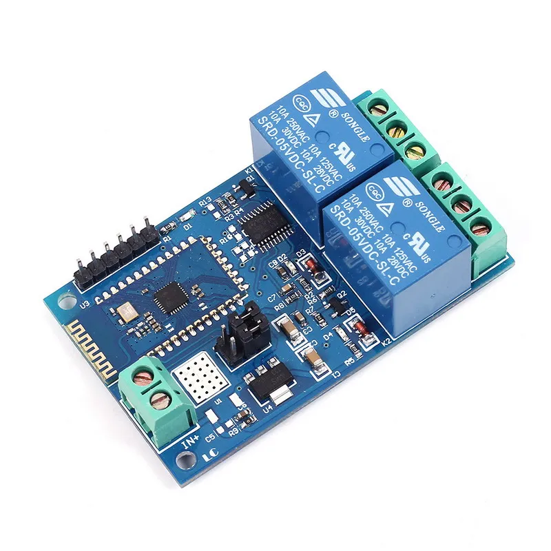 5V 2Bit Bluetooth Relay Module 10M Intelligent Home Mobile 5V 2Bit Bluetooth Relay Module 10M Intelligent Home Mobile