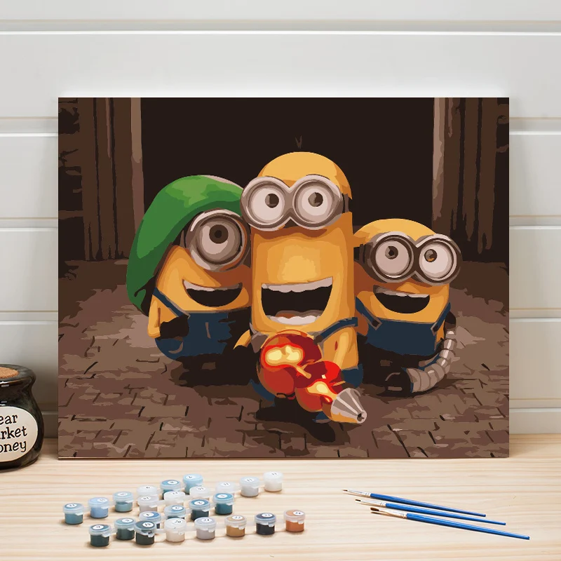 

Paint Painting By Numbers Anime Movies On Canvas Acrylic Coloring Pictures 40x50cm Hand Painted For Home Decor Wall Arts Adults