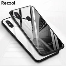 Rezzol для huawei Nova 3i Nova 3 защитное стекло задняя крышка телефона Футляр с силиконовой рамка для huawei P Smart плюс Капа