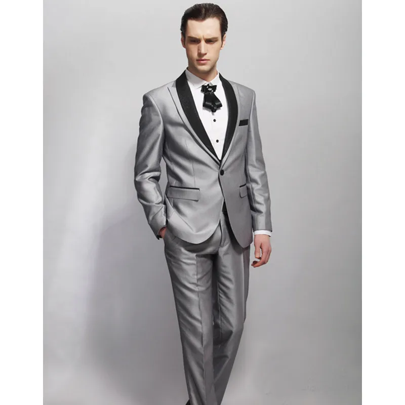 

New Design Jacket For Groom Tuxedos 2 psc Groomsman Suit As Wedding Suit Custom Made Man Suit for Man Clothes(Jacket+pants)
