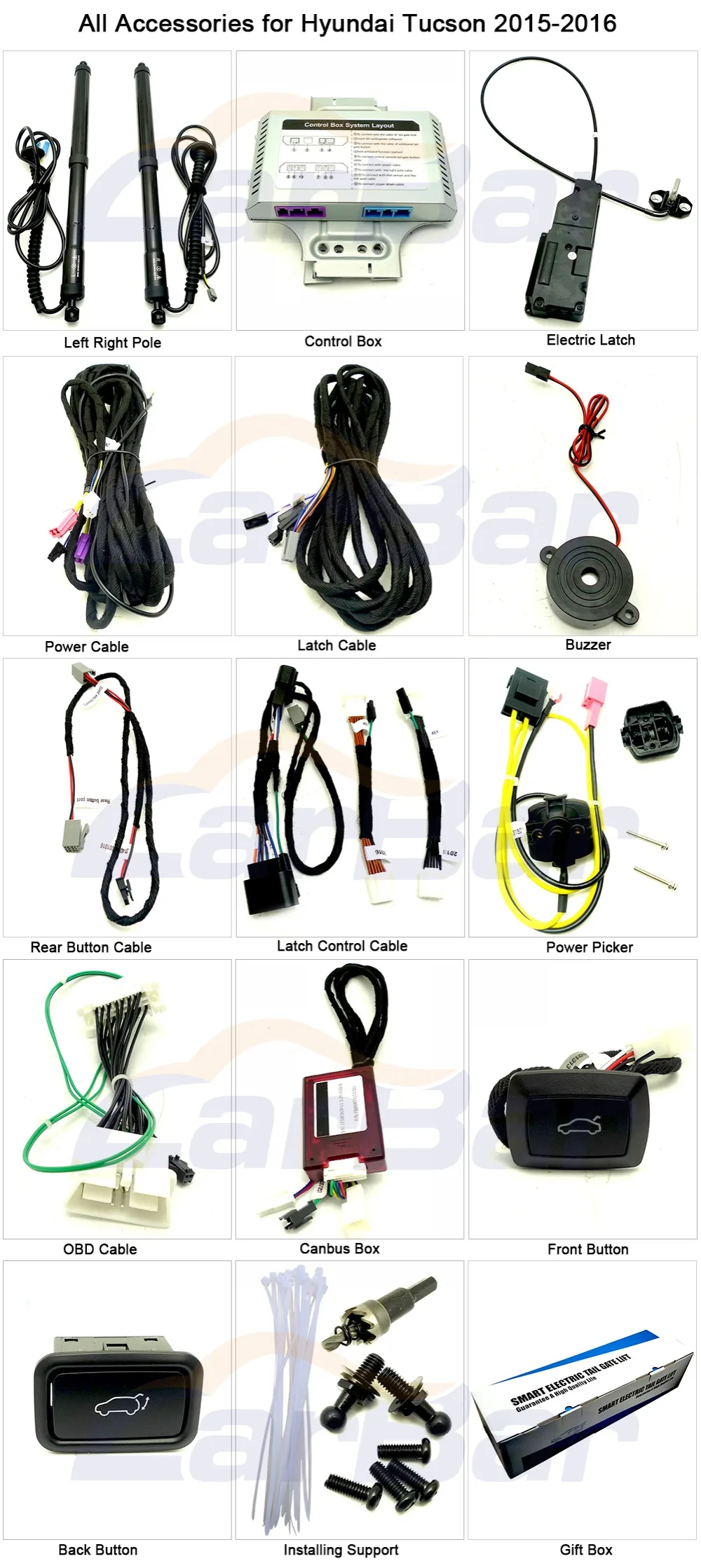 Electric Tail gate lift special for Hyundai Tucson 2015-2016  (7)