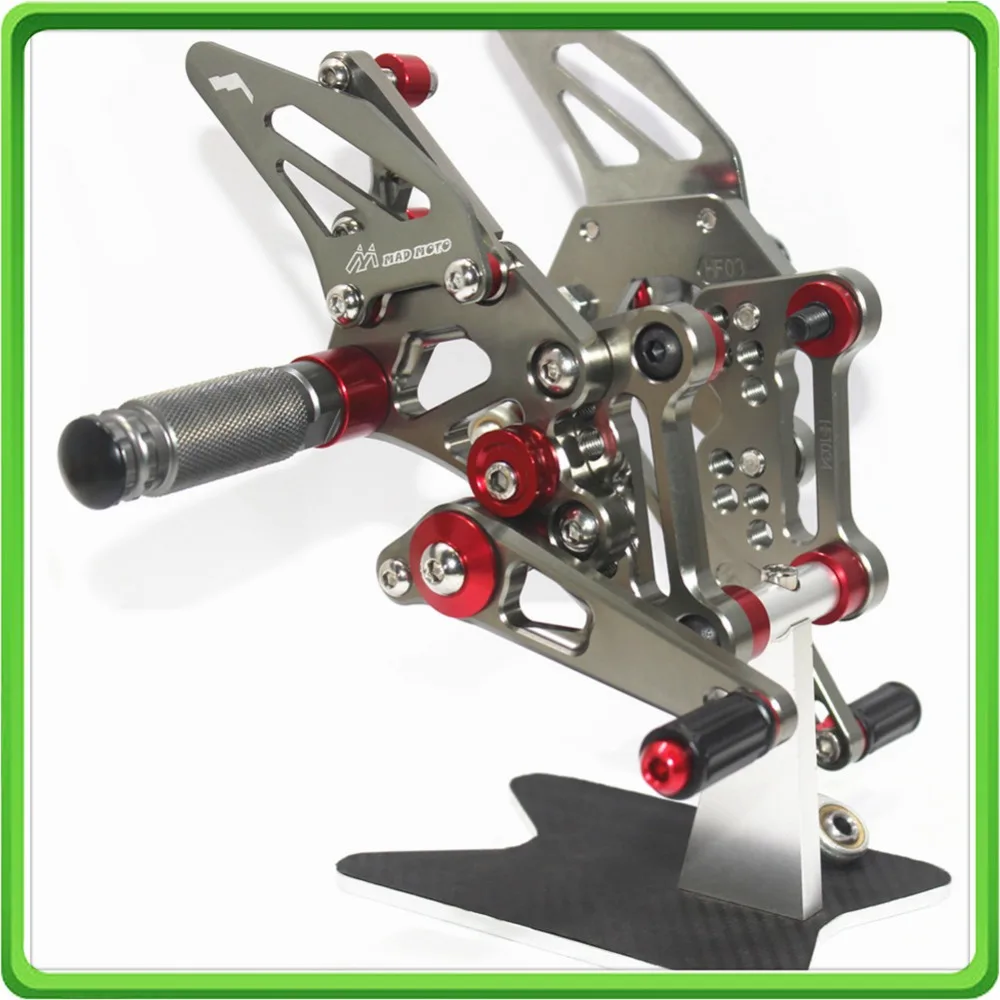 CNC Adjustable Rearsets Rear set sets Foot Rest Pegs Pedal for KTM 1290 SUPER DUKE R 2014 2015 2016 (43)