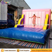 4x5 м надувная липкая стена для прыжков игры высокое качество надувной батут для наружного события Маска для карнавала