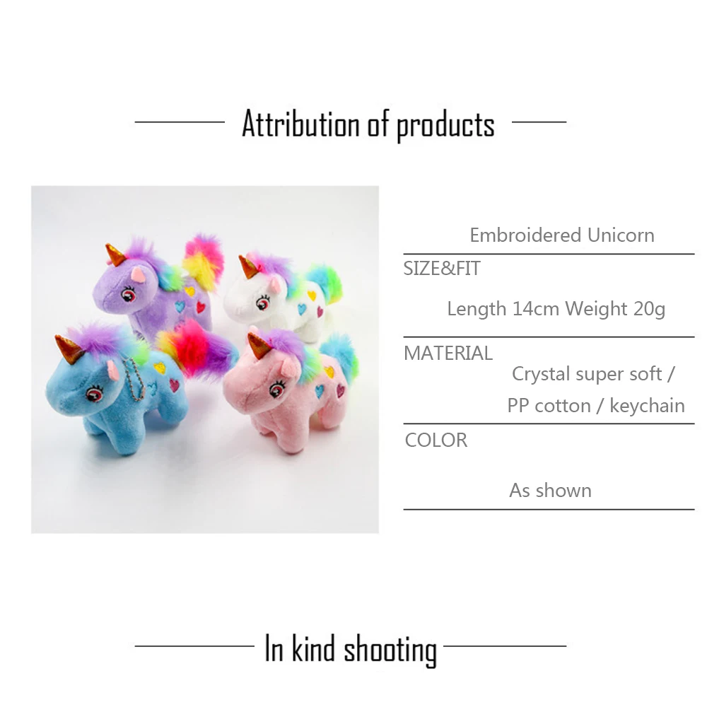 Unicorn Plush Pendant Keychain -Unicorn Fashion HTB176g6bdfvK1RjSspfq6zzXFXaF