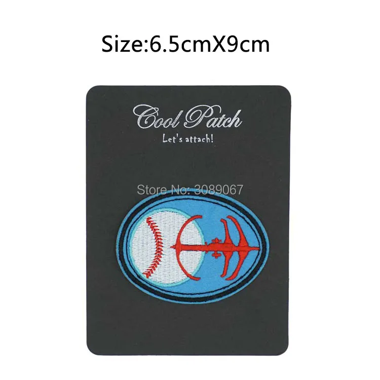 

3.5" Star Trek Deep Space Nine Baseball Logo Comic Logo Uniform Movie TV Series Costume Cosplay Embroidered Emblem iron on patch