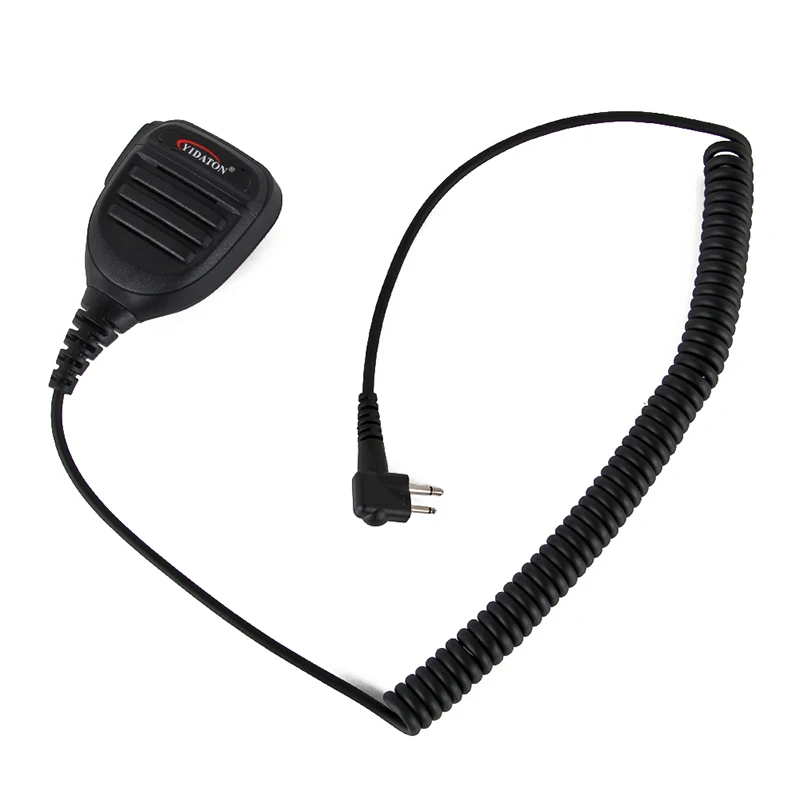Непромокаемые 2-контактный плеча Выносной Динамик Mic-rophone PTT для Motorola радио PMR446 PR400 Mag Один BPR40 A8 EP450 AU1200