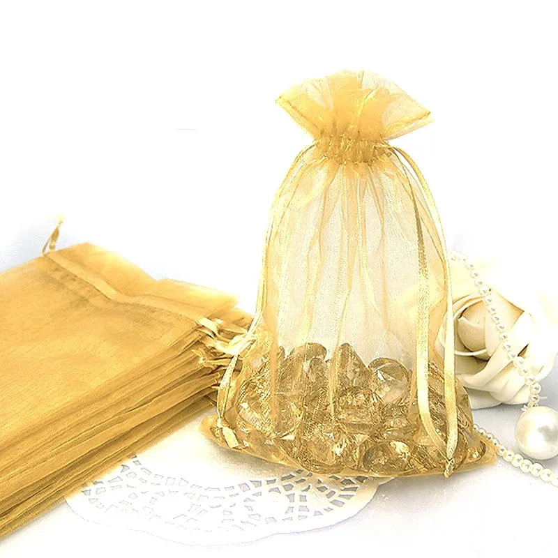 Wholesale Organza Bags Wedding Pouches Jewelry Packaging Bags Nice Gift Bag 
