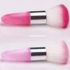 1PC 6 Colors Nail tools Brush For Acrylic & UV Gel Nail Art Dust Clean Brushes for manicure maquiagem pinceaux peinture 4