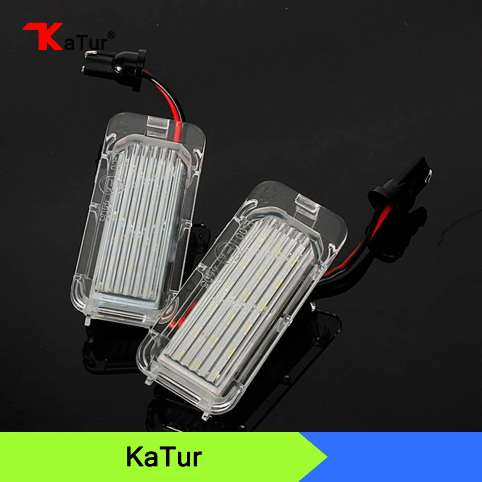 Super Bright White 18SMD LED Number License Plate Light Bulbs For Ford