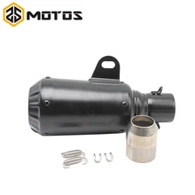 ZS MOTOS Universal Motorcycle Exhaust Modified Scooter Ak Exhaust Muffler Fit Most Motorcycle For Z800 CBR1000 CBT TMAX CB