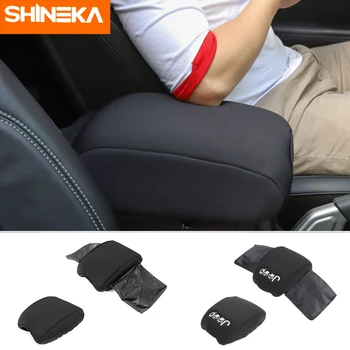 

SHINEKA Armrest Cover For Jeep Wrangler JL 2018+ Car Armrest Storage Box Pad Cover Interior Accessories for Jeep Wrangler JL