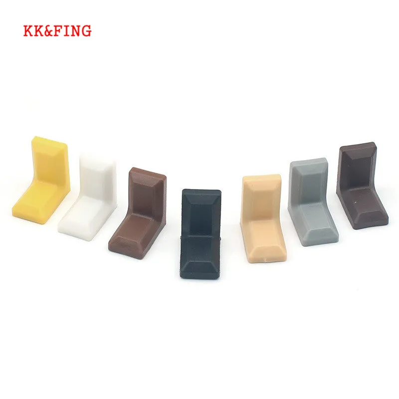 

KK&FING10PCS wardrobe cupboard connection corner code with ABS decorative cover iron corner code adjustable plastic Hanging code