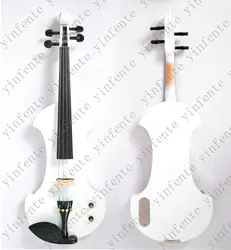 Одна электрическая скрипка 4/4, новая форма, много цветов, твердая древесина, черный, желтый, белый, синий и т. д