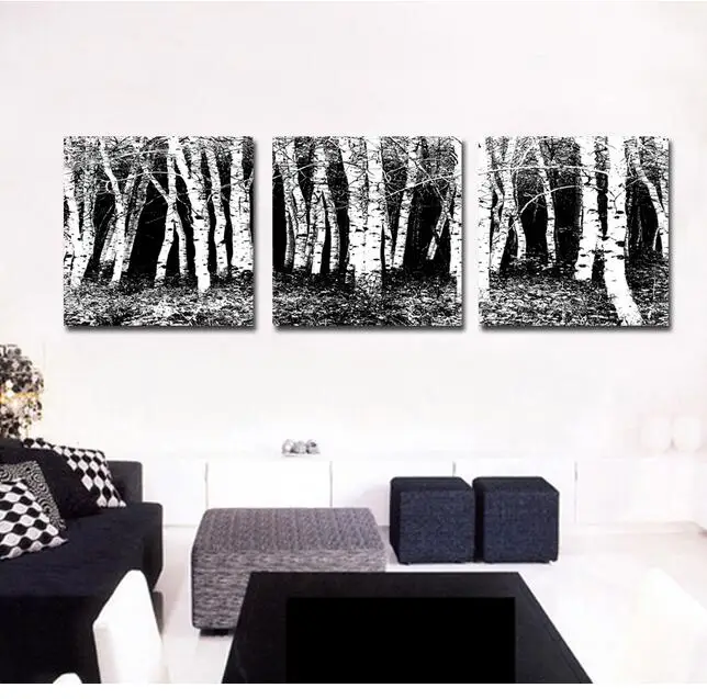 Free Shipping Hot Sale 3 Pieces Wall Decor Art Handed Painted Oil