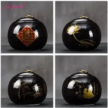 JIA-GUI LUO цветной глазурью керамический чай кунг-фу чай Tieguanyin Герметичные банки коллекция сушеных фруктов портативная дорожная чайная коробка D056