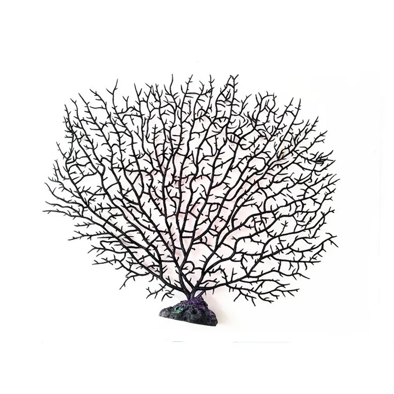 Artificial Coral Aquarium Rockery Hiding Cave Tree Fish Tank Ornament Decoration Creative Resin Underwater Landscape noMC7 (3)