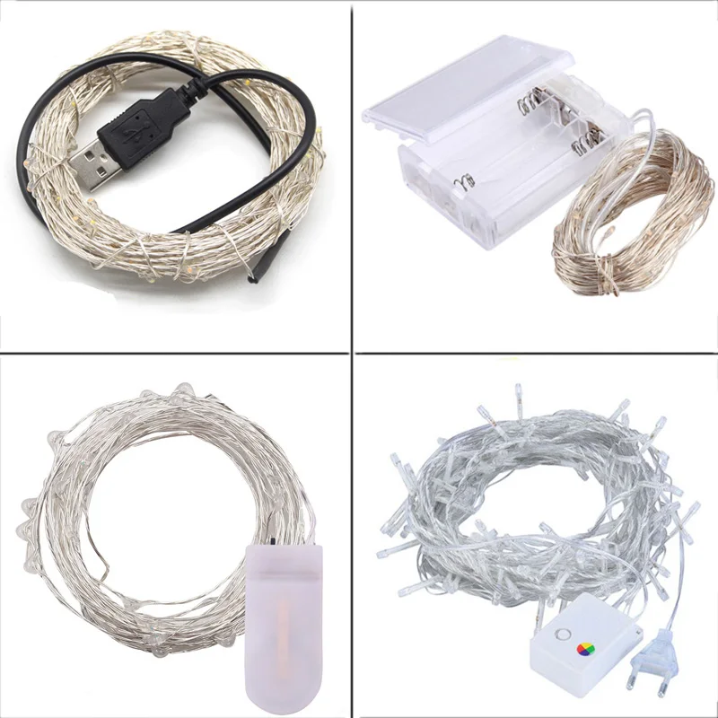 10M Waterproof 110V/220V 100 LED holiday String lights for Christmas Festival Party Fairy Colorful Xmas LED String Lights