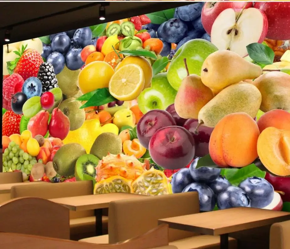 

Custom any size photo Fruit wall mural 3d wallpaper 3d wall papers for tv backdrop