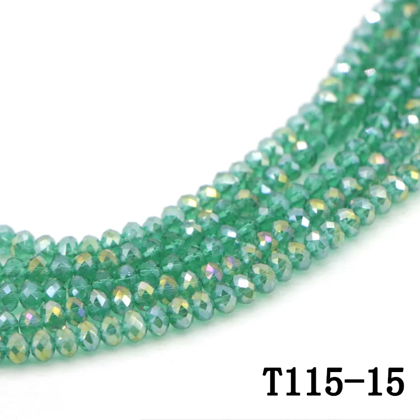 16 Green natural crystal beads in grassland (4)