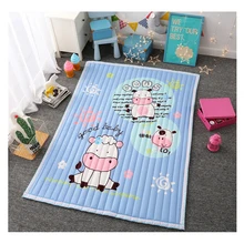 Утолщенный младенческий ползучий Противоскользящий здоровый мультфильм животных коврик четыре сезона Детская гостиная спальня игровой коврик ковер