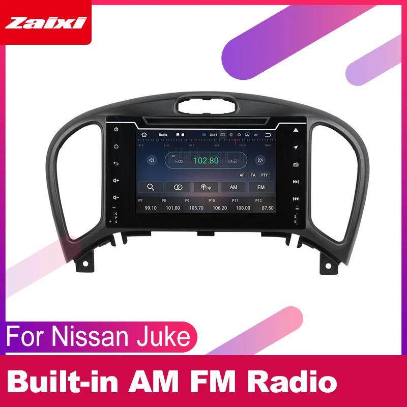 Best ZaiXi android car dvd gps multimedia player For Nissan Juke 2010~2018 car dvd navigation radio video audio player Navi Map 4