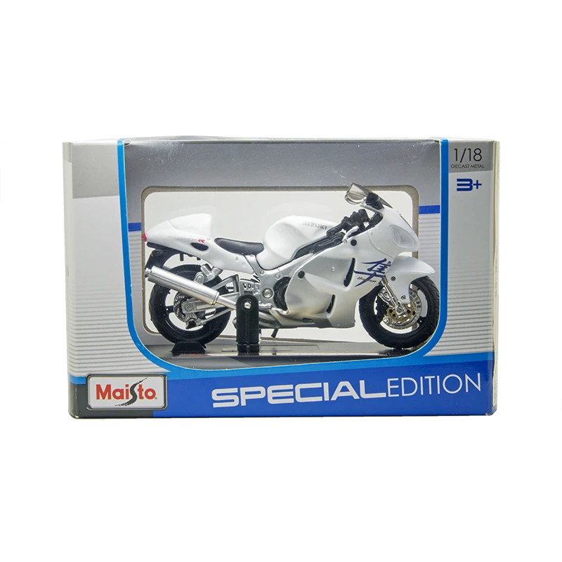 Maisto 1:18 Модель мотоцикла Suzuki GSX1300R модель велосипеда Модель мотоцикла из сплава миниатюрная гоночная игрушка для коллекции подарков