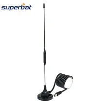 Superbat цифровая, Бесплатный просмотр 6dBi антенна для DVB-T tv HD tv 150 см шнур ТВ штекер разъем настраиваемый