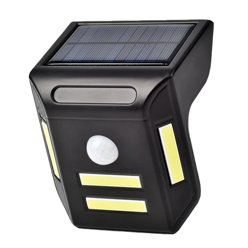 

PIR Motion Sensor Light Contorl Warm White 4 COB 32 LED Solar Light 120 Angle Garden Light Solar Powered Emergency Wall Lamp
