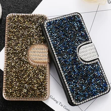 Kisscase bling diamond чехол для iPhone 5 5S SE Rhineston блеск Бумажник Флип Кожа для iPhone 7 6 6 S плюс 5 мобильный телефон Обложка