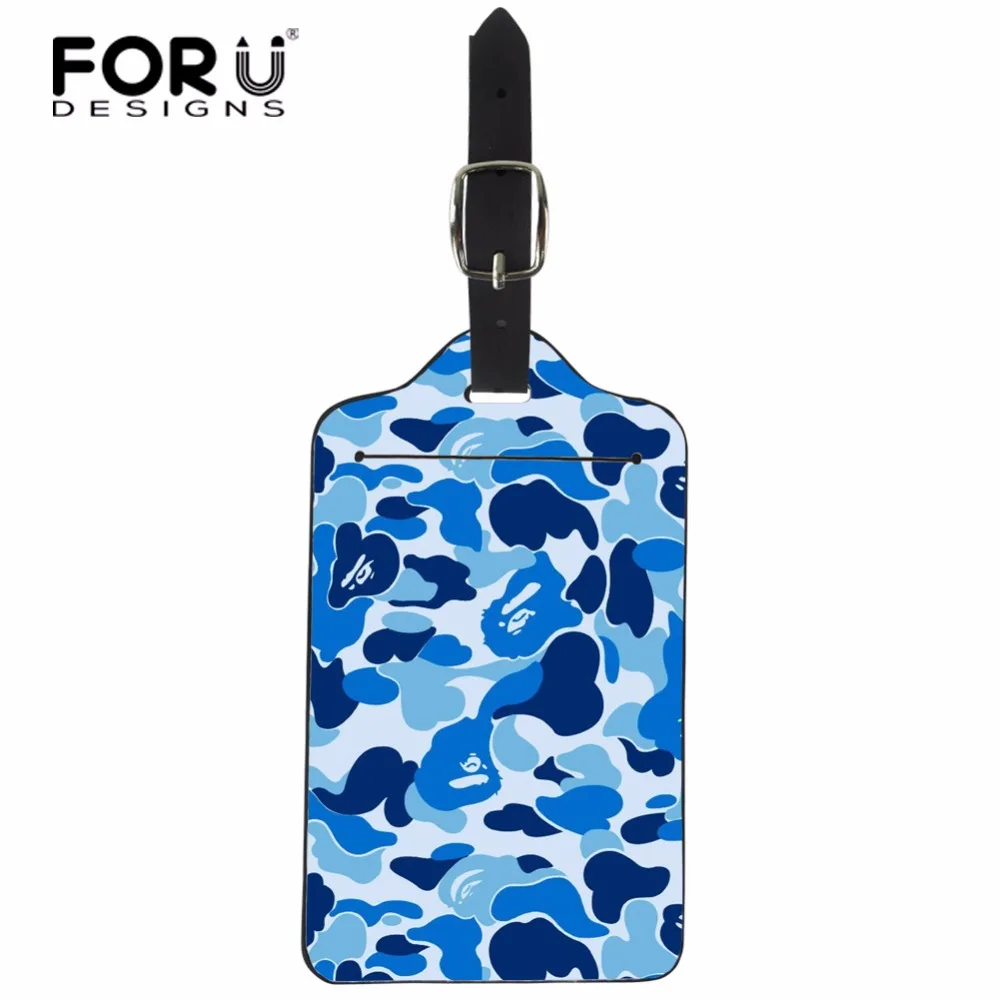 camo luggage tags