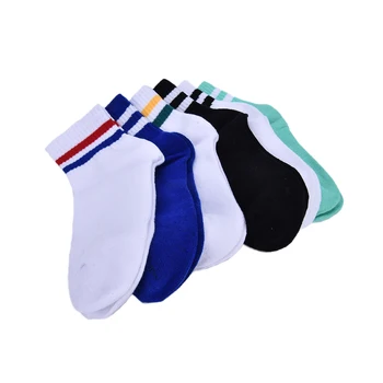 

Classic Long Two Striped Socks Retro Old School of High Quality Cotton for Women Men Skate socks