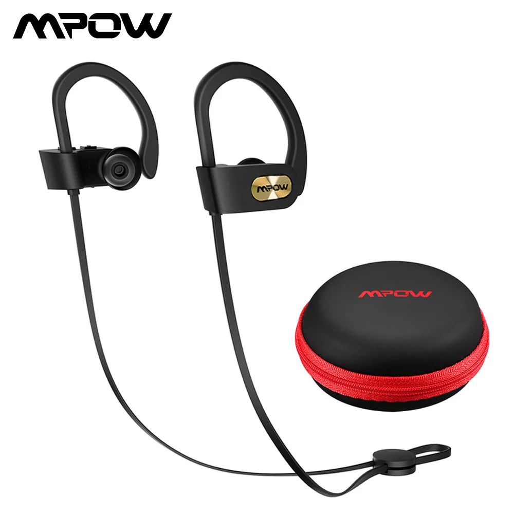 Baratos Mpow llama Bluetooth deportes auricular iPX7 auriculares inalámbricos impermeables 8 10 horas tiempo de reproducción HD sonido para iPhone Xiaomi samsung