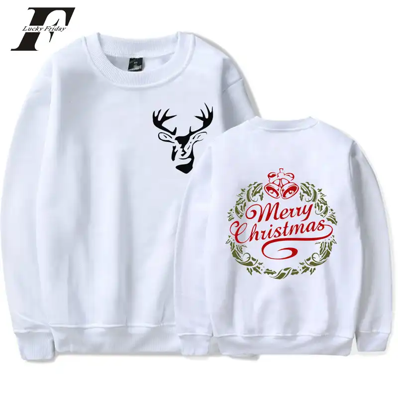 LUCKYFRIDAYF 2018 Merry Christmasprint теплые женские/мужские модные толстовки Одежда Плюс