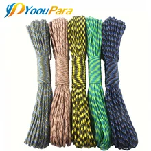 Yooupara 30 шт./лот Паракорды 100 Средства ухода за кожей стоп 550 парашютом шнура Ремешок Веревка Миль Spec Тип III