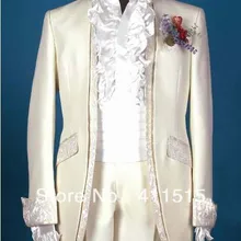 /белый дизайн жениха жилет \ на заказ одежда жениха смокинги друзей жениха Мужские свадебные костюмы костюм для шафера/Мужчины свадебное платье