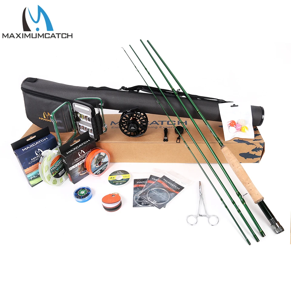 Buy Maxcatch Premier Fly Fishing Rod and Reel Combo Complete Fishing Outfit