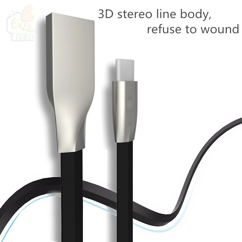 Новинка 3D лапша цинковый сплав USB кабель зарядное устройство Шнур питания для iPhone